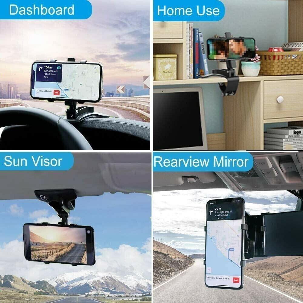 Universal Car Dashboard Mount Holder Stand Clamp Cradle Clip For Cell phone