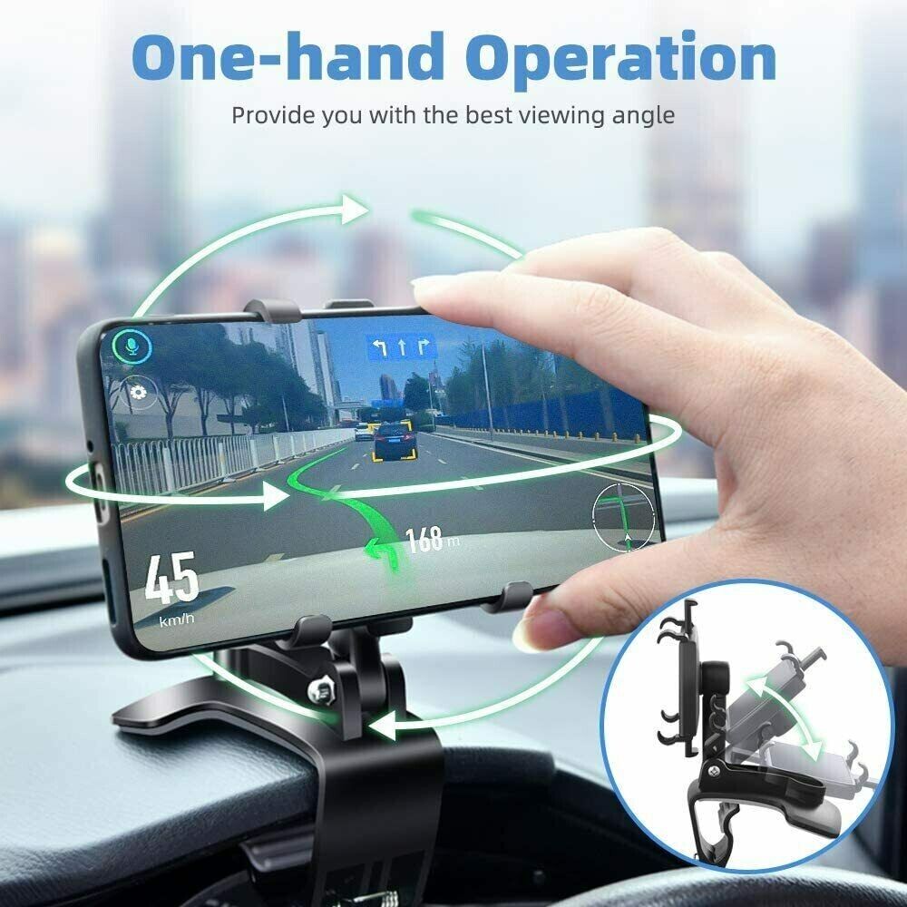 Universal Car Dashboard Mount Holder Stand Clamp Cradle Clip For Cell phone