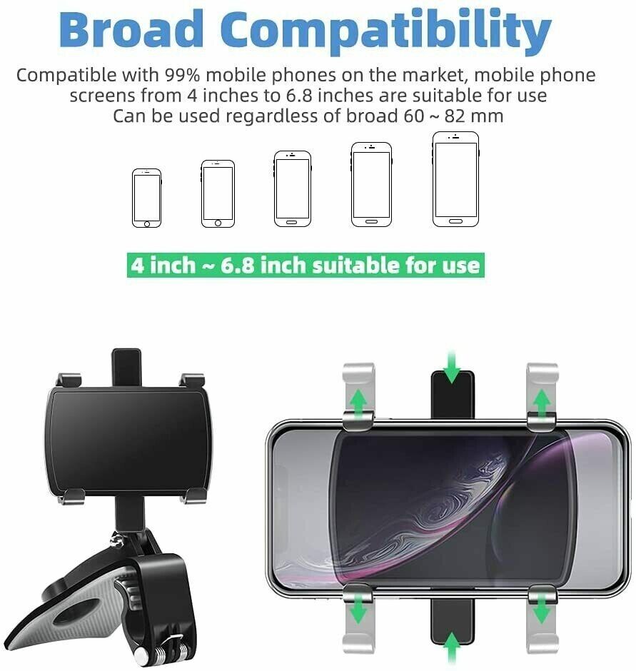 Universal Car Dashboard Mount Holder Stand Clamp Cradle Clip For Cell phone