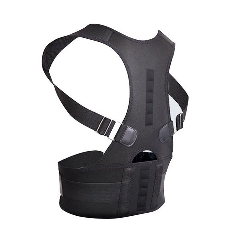 Posture Corrector Support w/ Magnetic Back Shoulder Brace Belt Band; for men and women