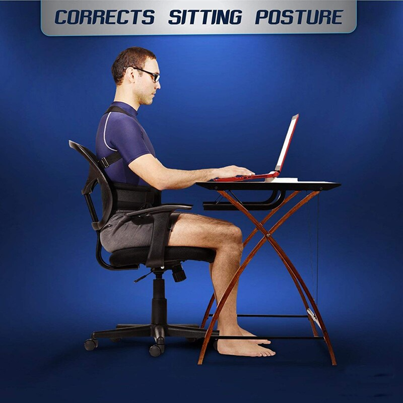 Posture Corrector Support w/ Magnetic Back Shoulder Brace Belt Band; for men and women
