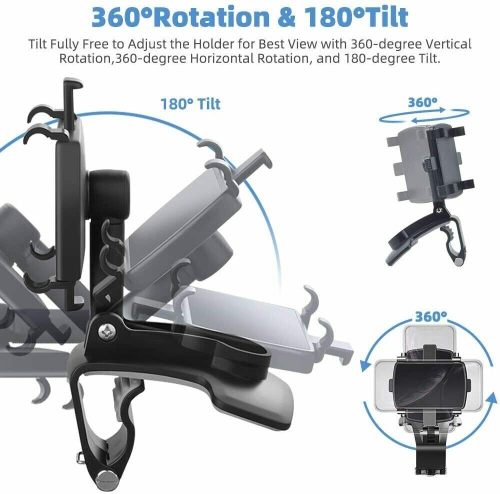 Universal Car Dashboard Mount Holder Stand Clamp Cradle Clip For Cell phone